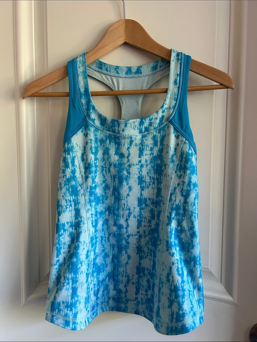 Ivivva Blue and White Tie-Dye Sports Tank